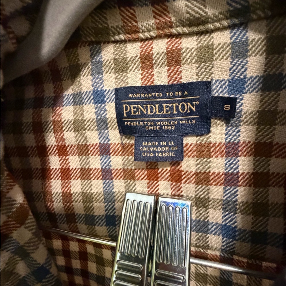 Pendleton Multicolor Plaid Button-Down Shirt - image 3